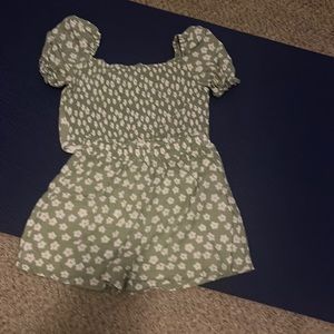 Girls Shorts and halter set